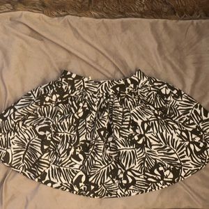 Kate Spade Green/White Skirt